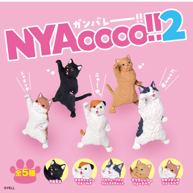 Nyaooo! Power Cat Figurine Japanese Blind Box Version 2
