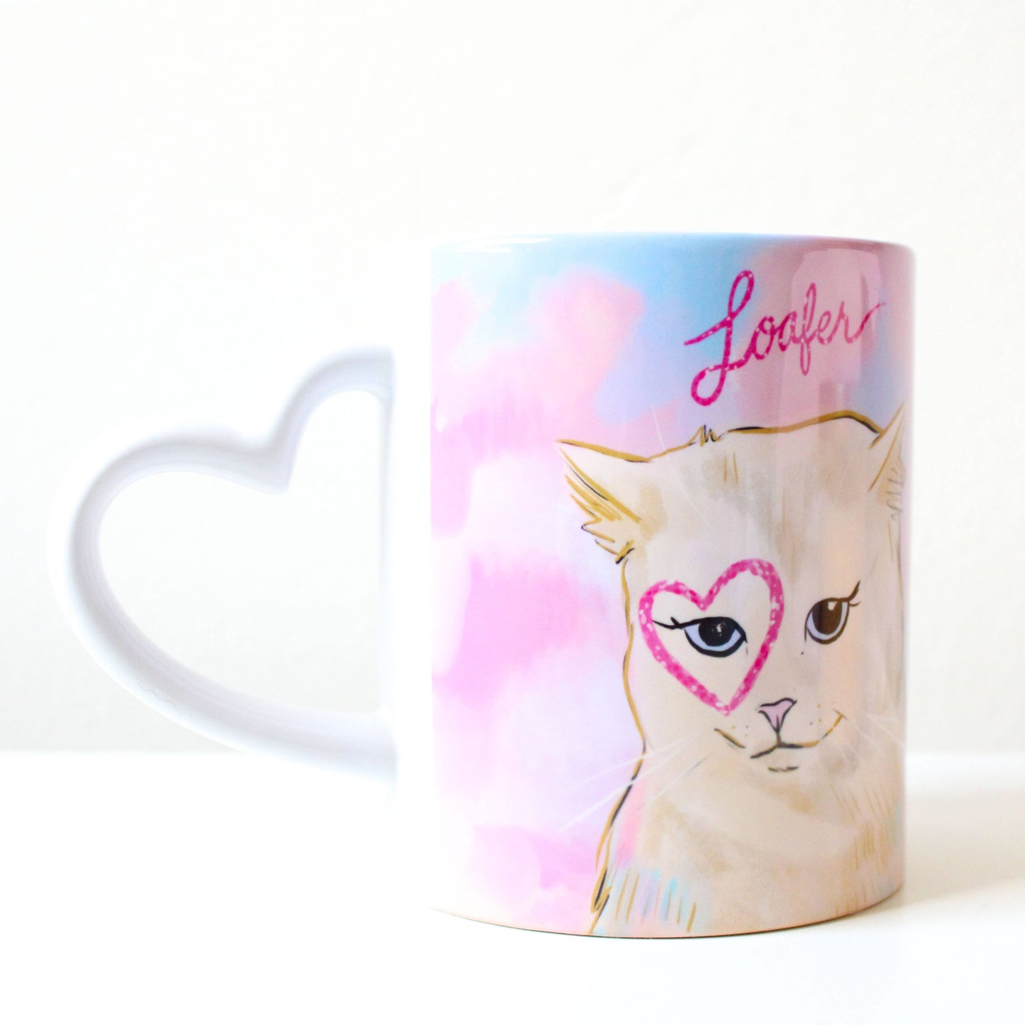 Loafer Heart Handle 12oz Mug