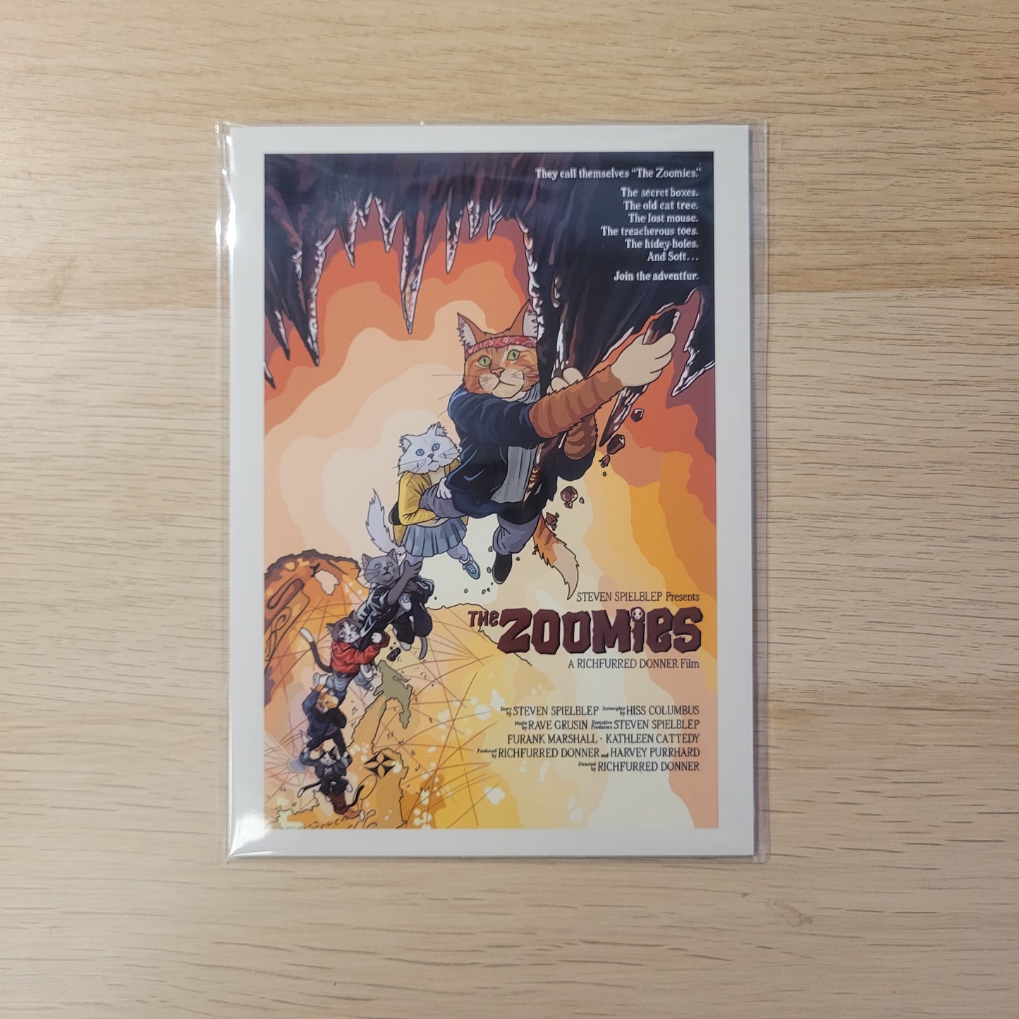 The Zoomies Unframed Print: 5x7"
