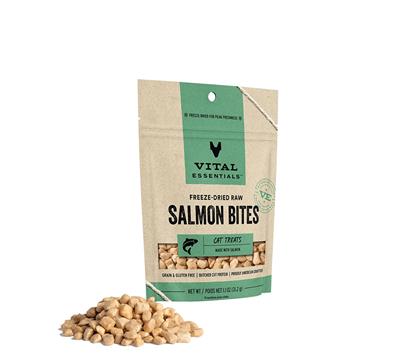 Vital Essentials® Freeze-Dried Salmon Bites Cat Treats (1.1 oz)