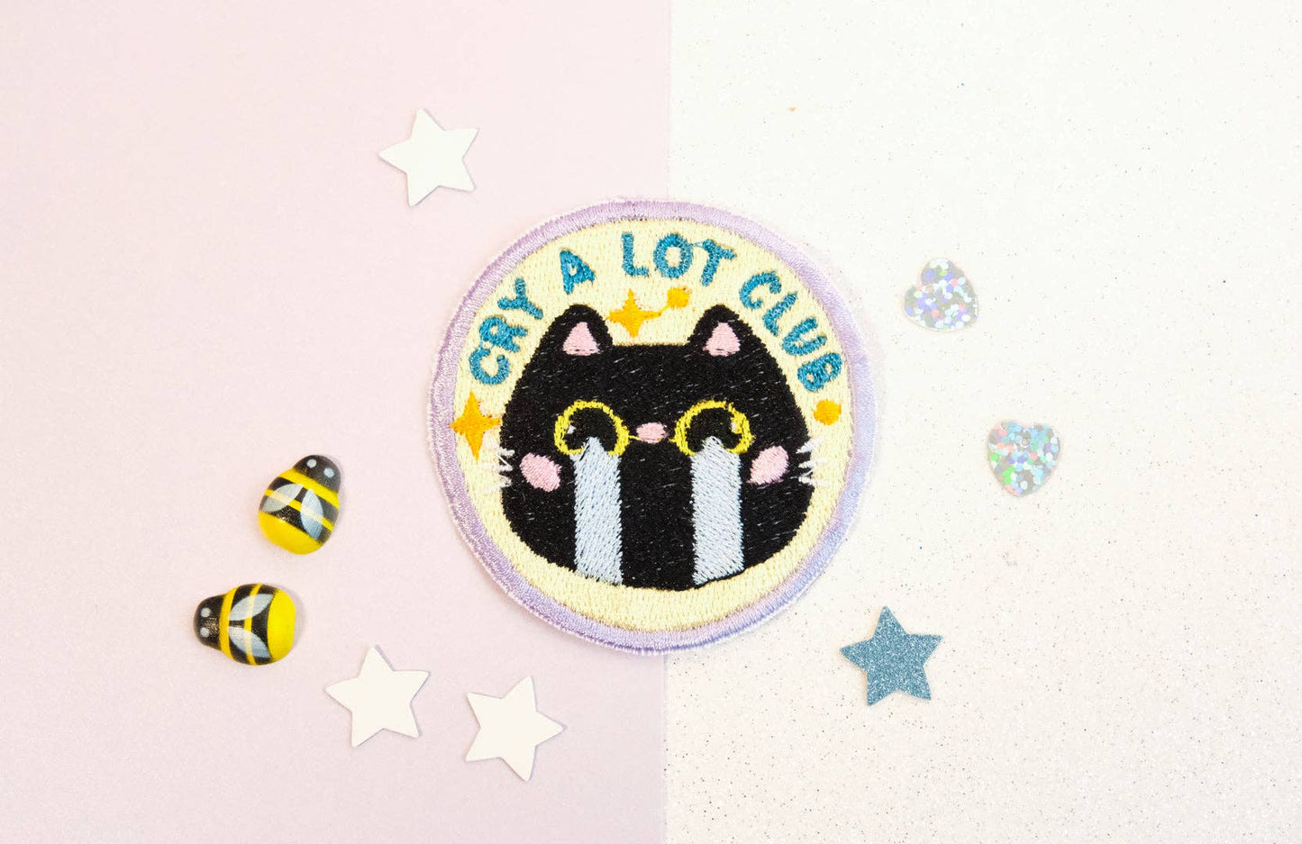Cry a Lot Club Cat Patch