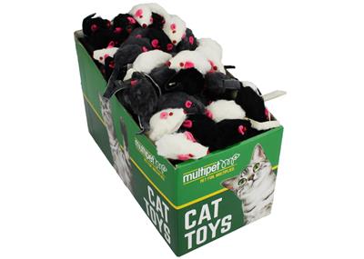 Fur Mice Cat Toy (Assorted Colors)