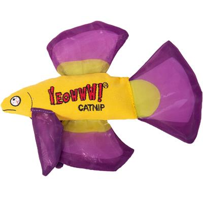 Yeowww! Mo Betta Fish Catnip Cat Toy (Purple)