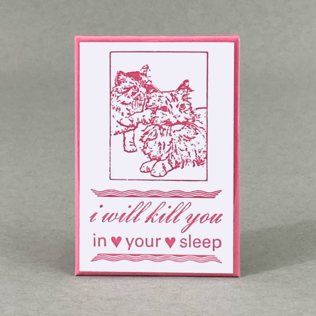 I’ll Kill You in Your Sleep Cat Magnet