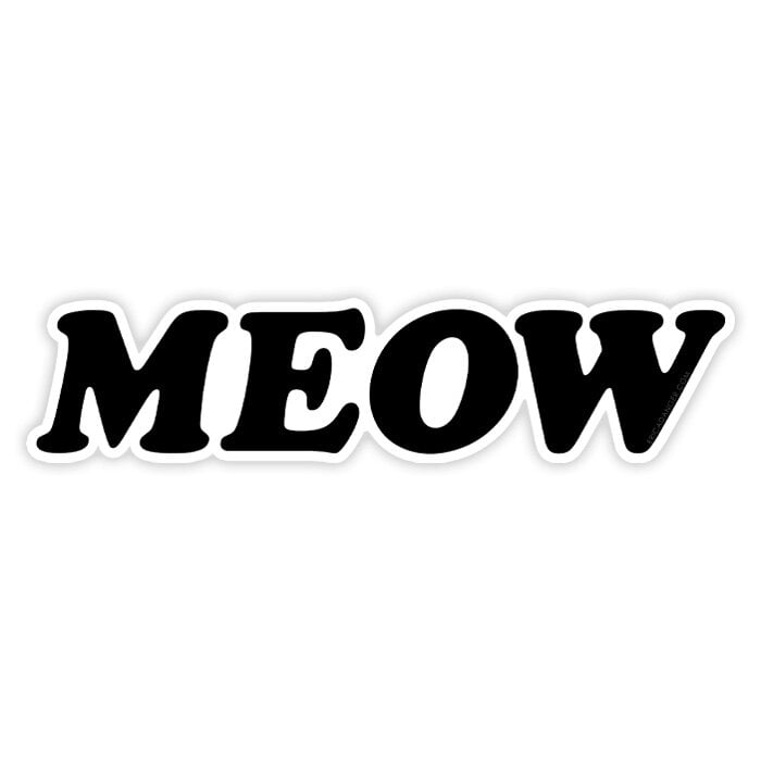 Meow Sticker