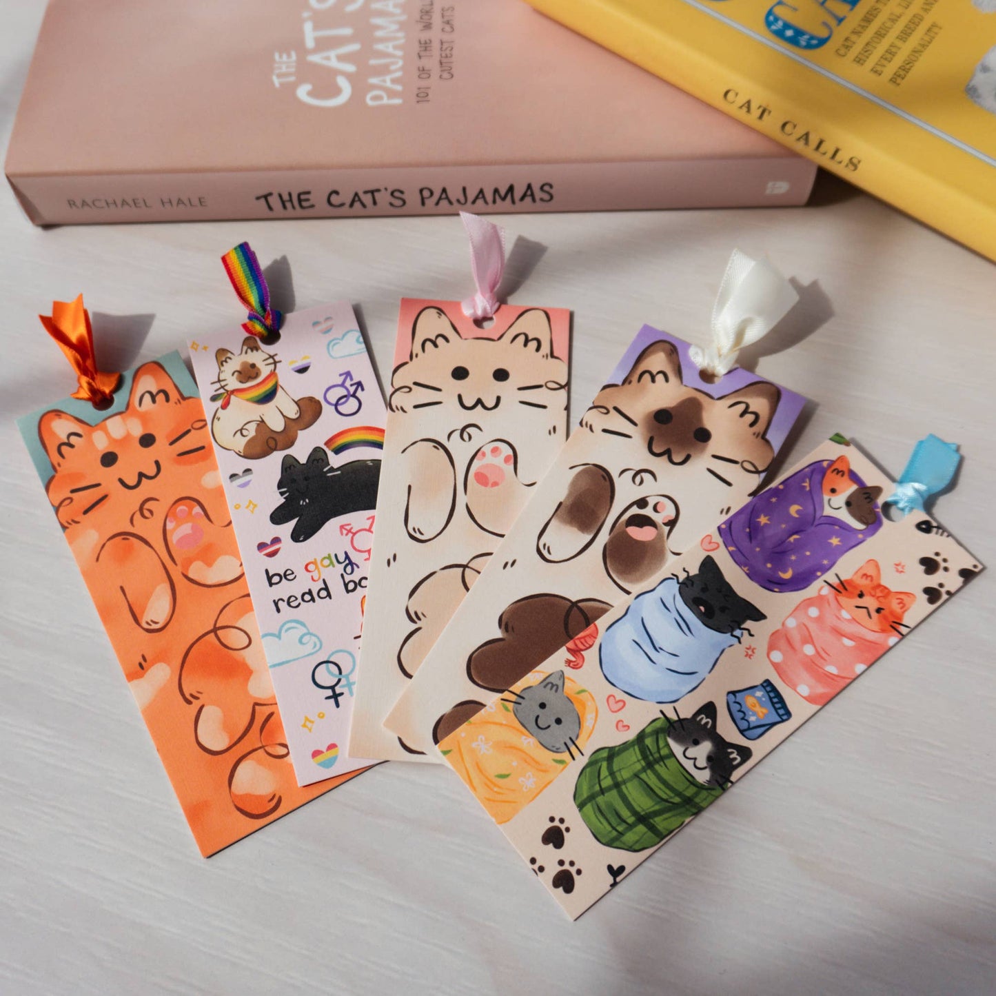 LGBT+ Pride Cats Bookmark