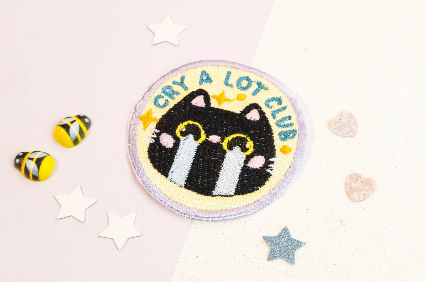 Cry a Lot Club Cat Patch