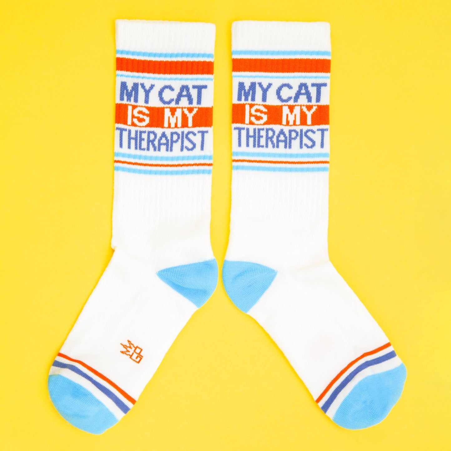 My Cat Is My Therapist Gym Crew Socks (One Size Fits Most)
