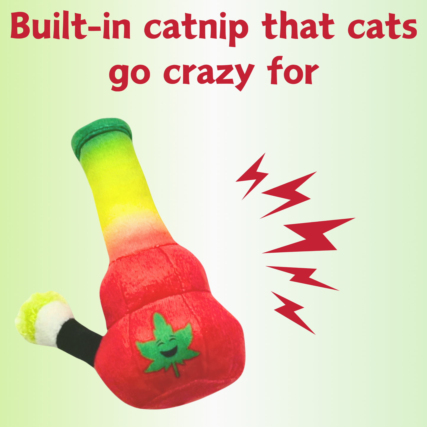 Weed Bong Catnip Cat Toy "Lil' Bo"