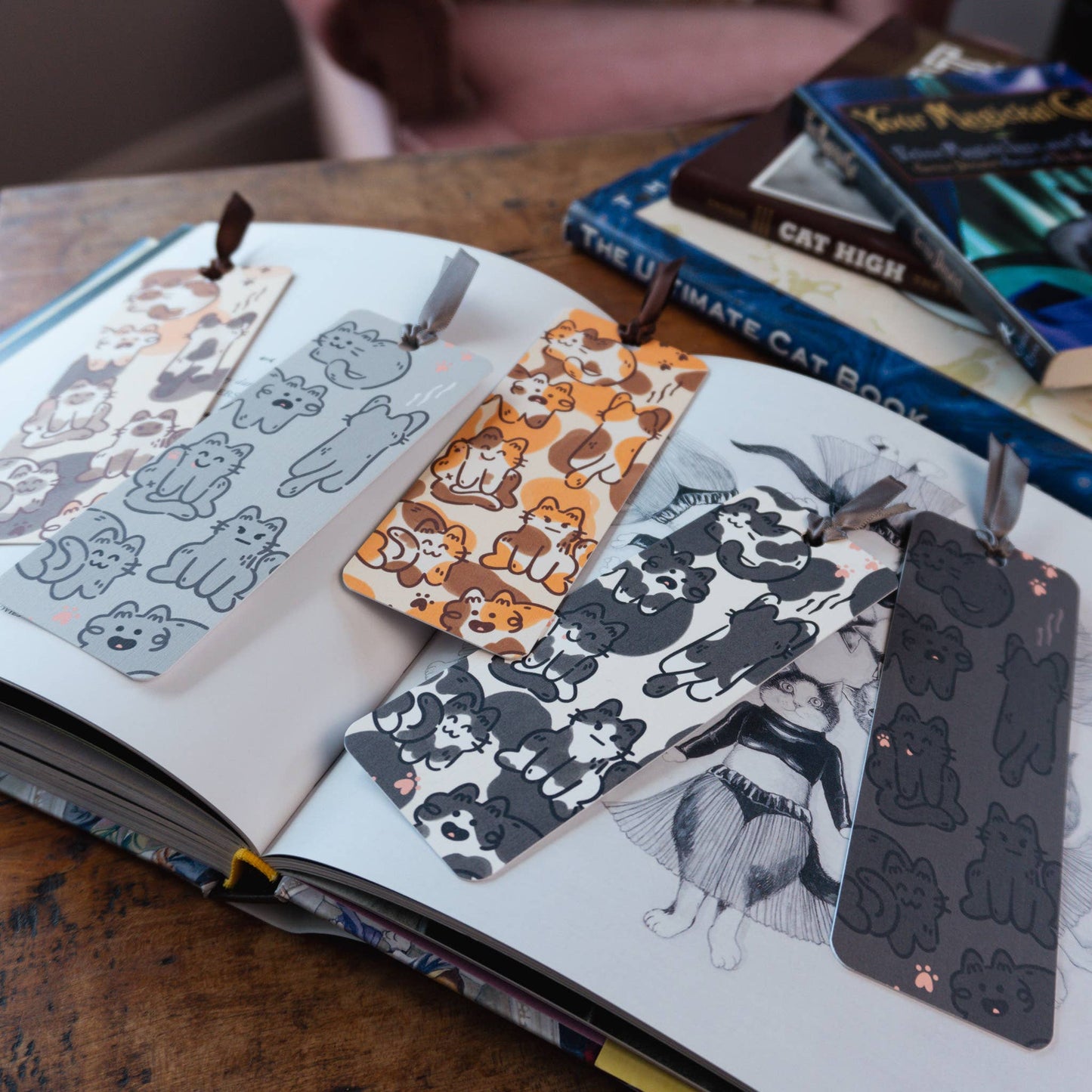 Calico Cats Bookmark