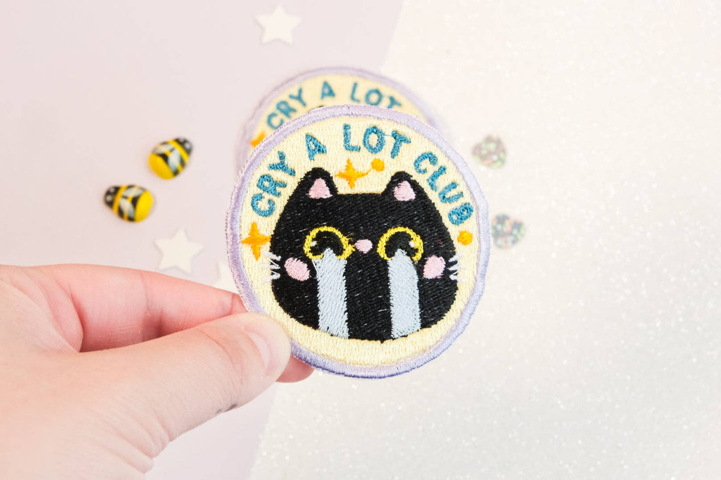 Cry a Lot Club Cat Patch