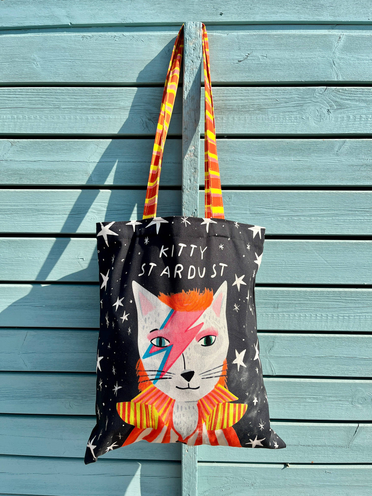 Kitty Stardust Cat Tote Bag