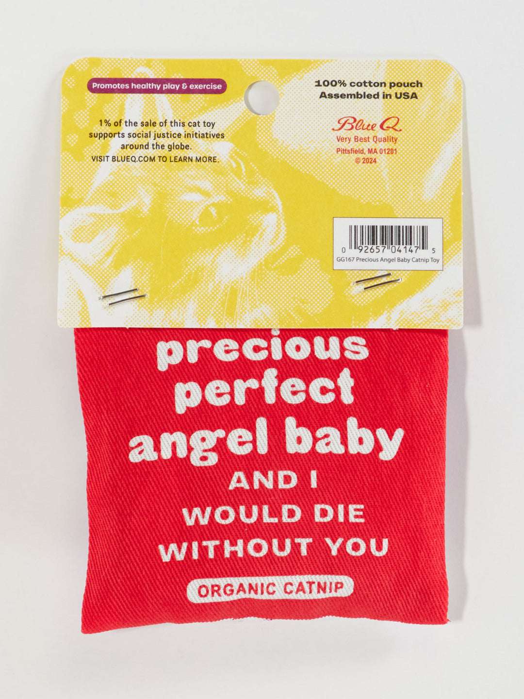 You Are My Precious Perfect Angel Baby Catnip Toy