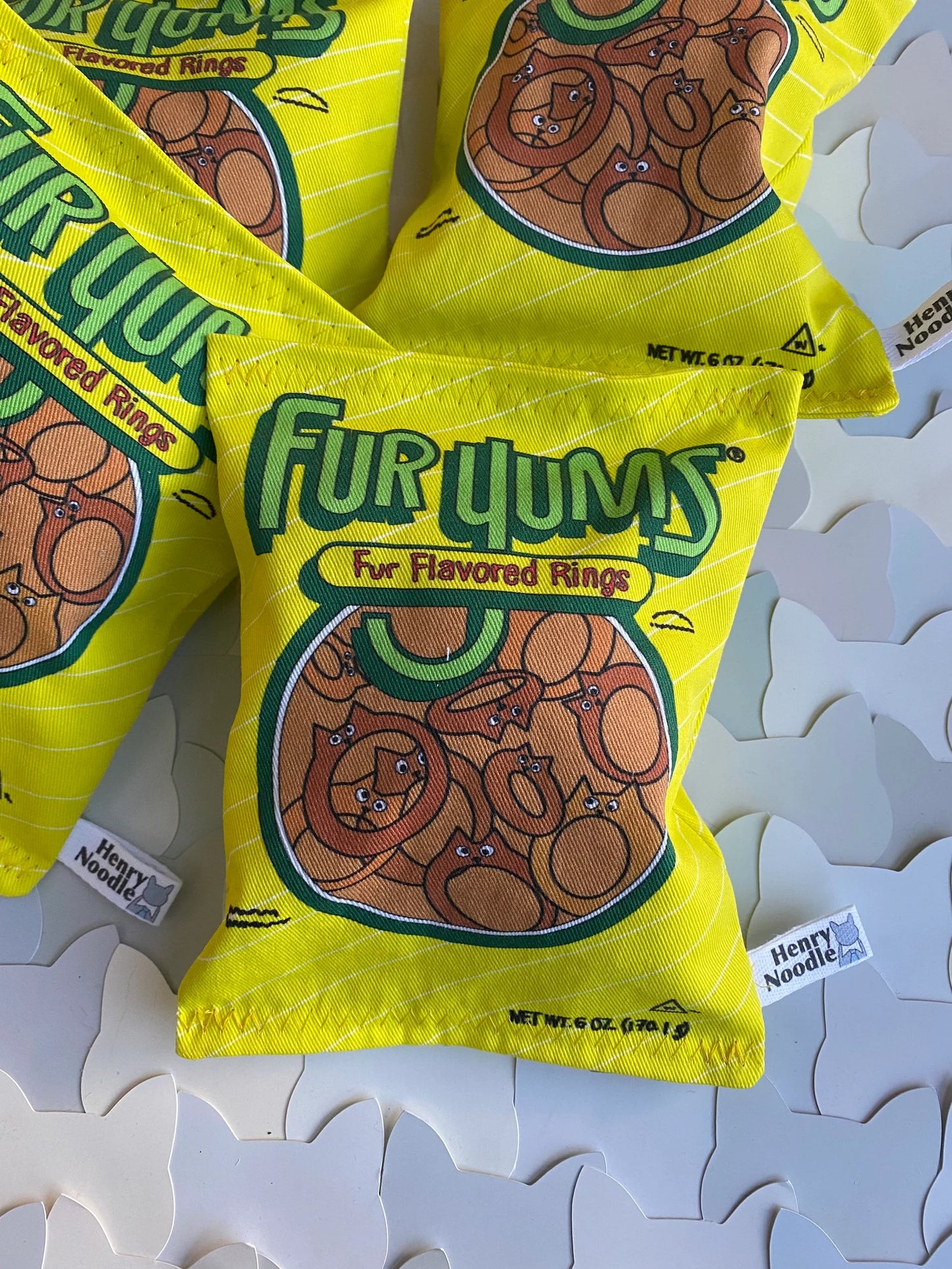 Fur Yums Fur Flavored Rings Catnip Cat Toy