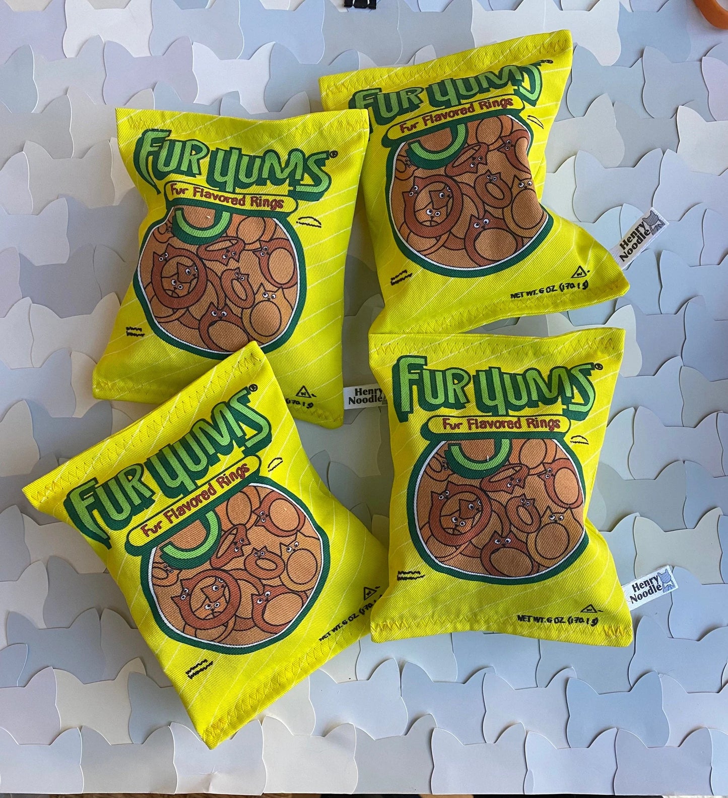 Fur Yums Fur Flavored Rings Catnip Cat Toy