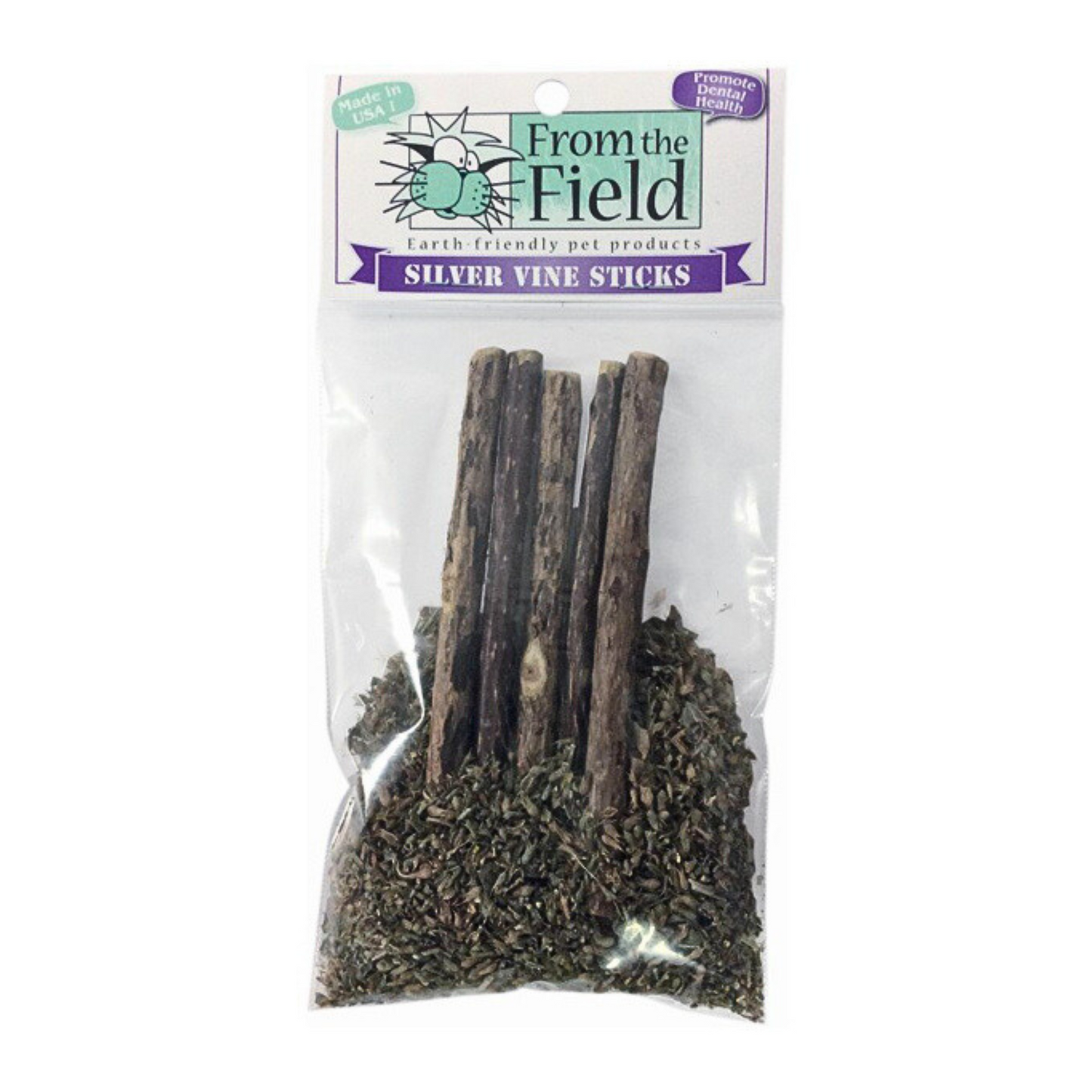 Silver Vine Dental Sticks (5pcs) in Catnip