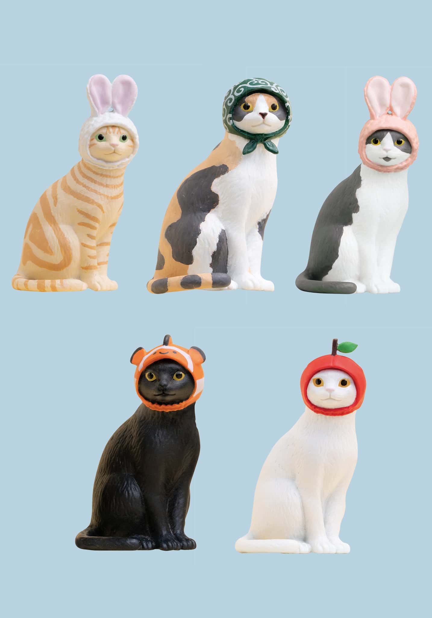 Cat Cap Cat Figurine Japanese Blind Box Cat Cap Cat Figurine Japanese Blind Box