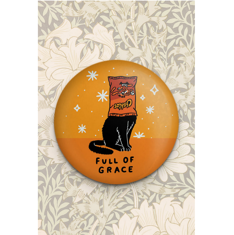 Full of Grace Cat Magnet (new version)