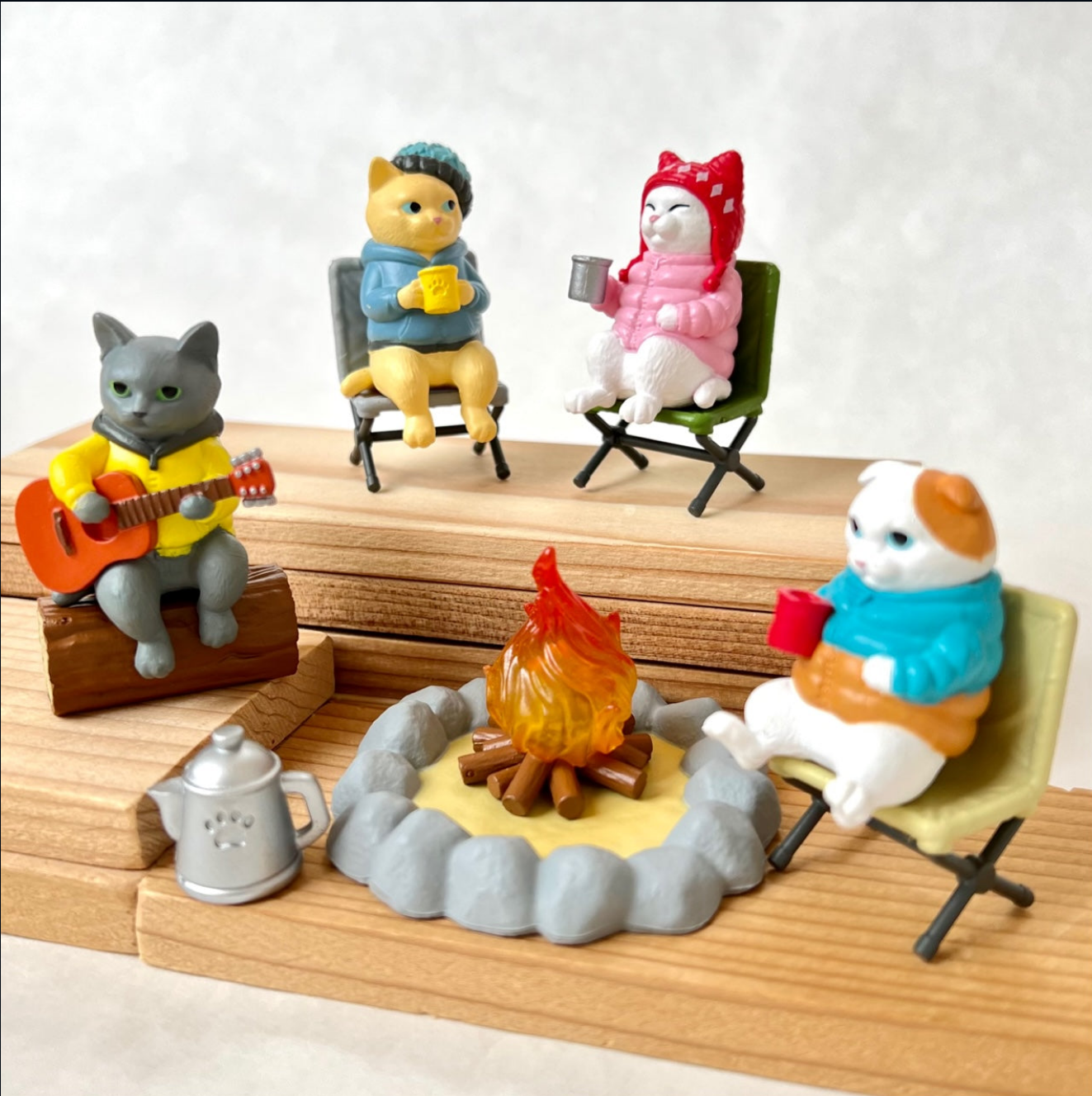 Campfire Cat Gashapon Capsule Toy
