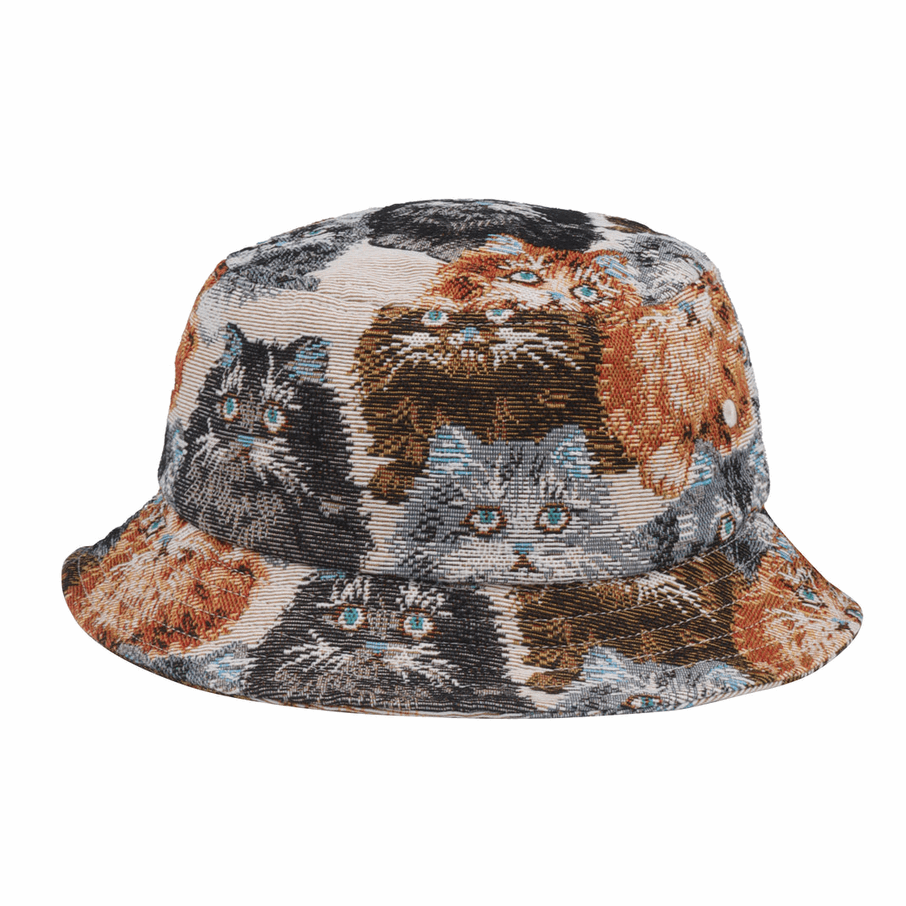 Cats All Over Jacquard 5 Bucket Hat