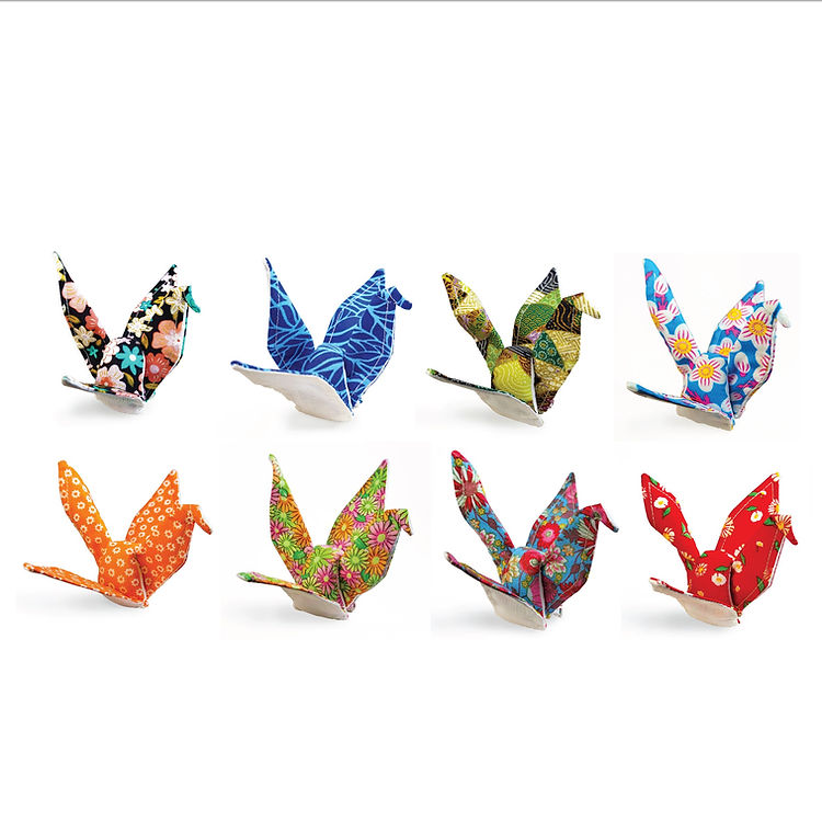 Ori-Crane Origami Crane Catnip Toy (assorted colors, sold individually)