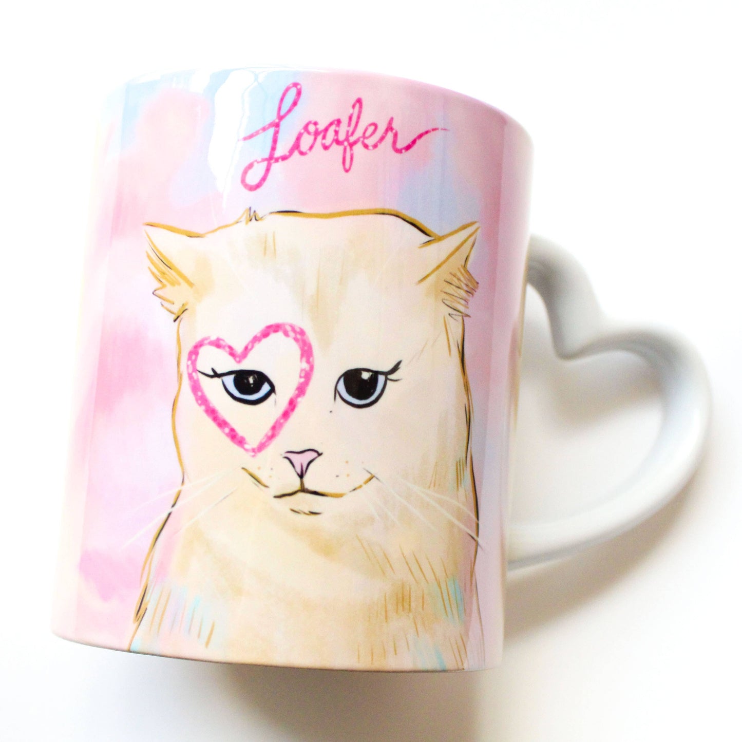 Loafer Heart Handle 12oz Mug