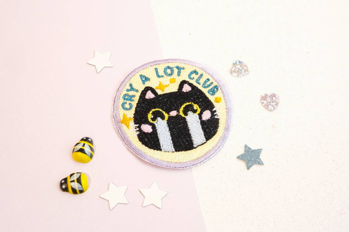 Cry a Lot Club Cat Patch