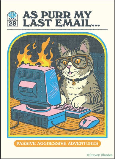 As Purr My Last Email Cat Magnet