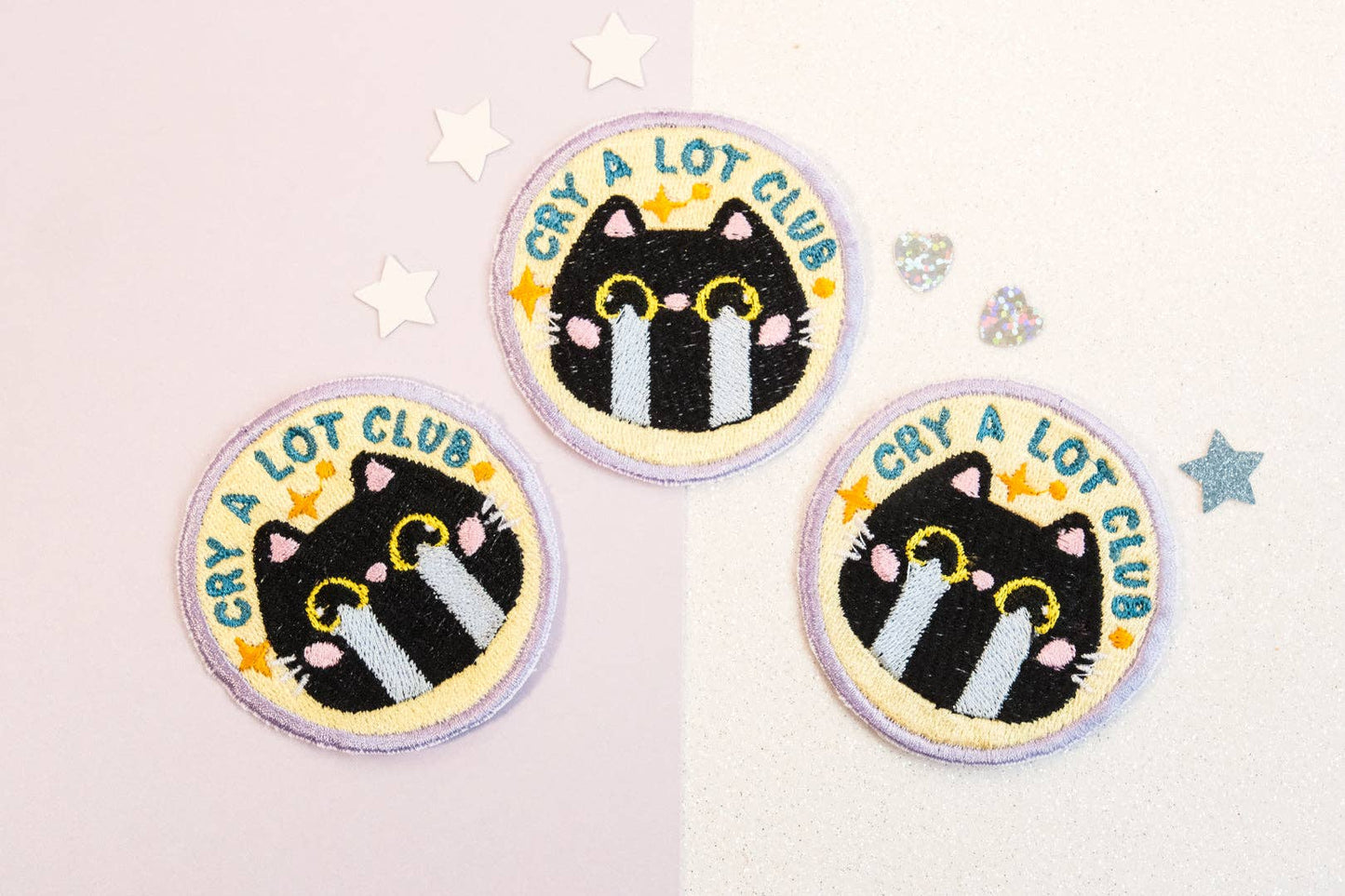 Cry a Lot Club Cat Patch