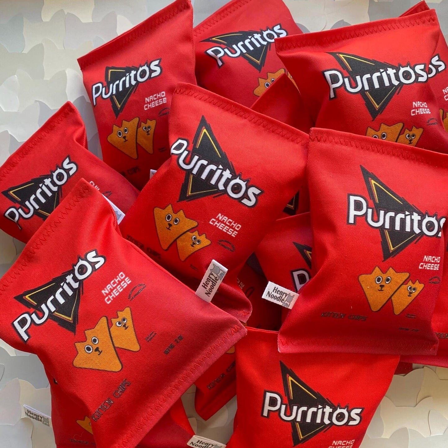 Purritos Nacho Cheese Chips Catnip Cat Toy