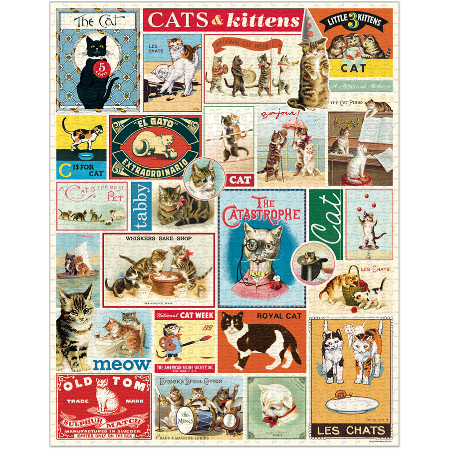 Cats & Kittens 1000 Piece Puzzle