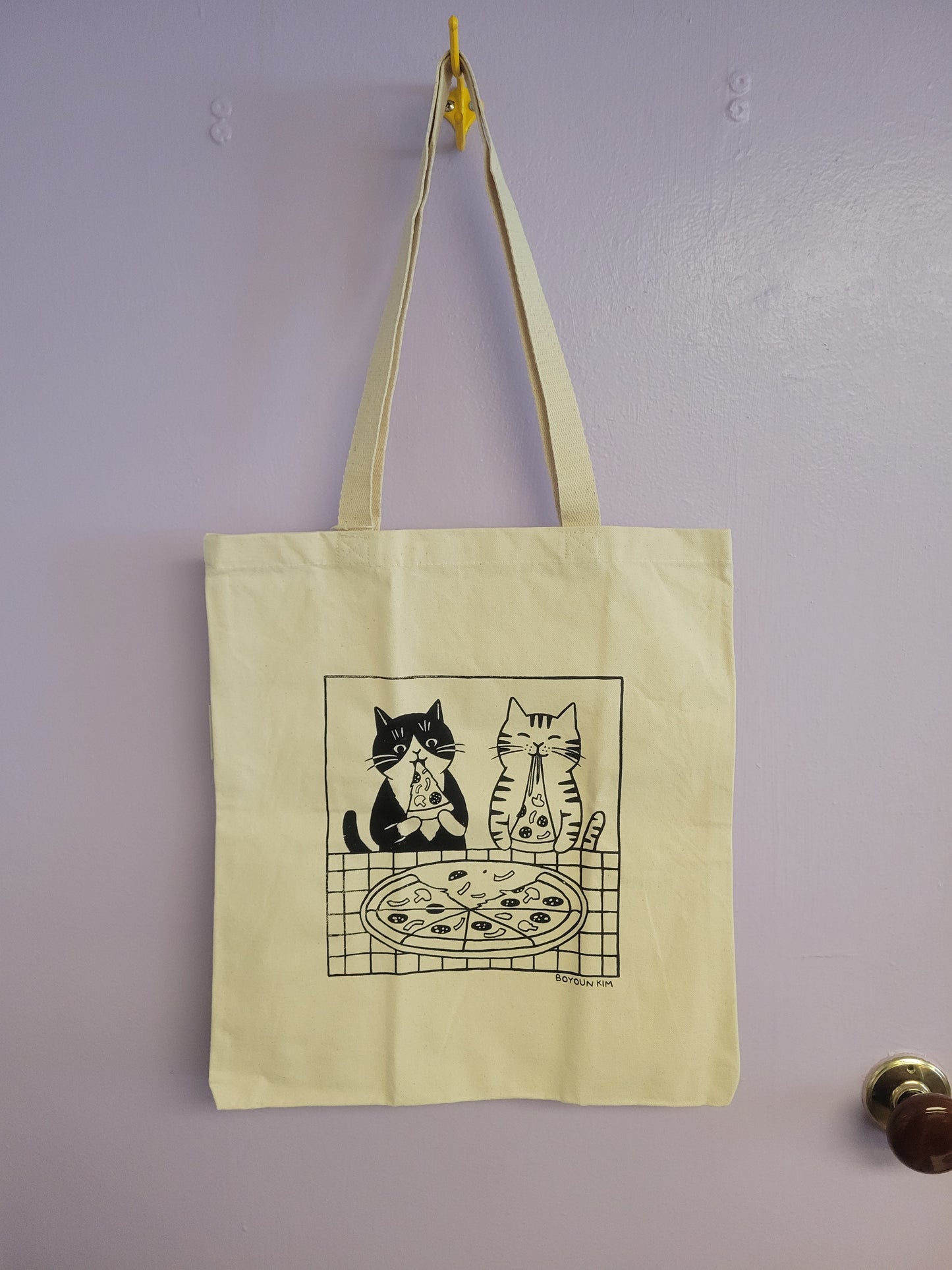 Pizza Cats Tote Bag