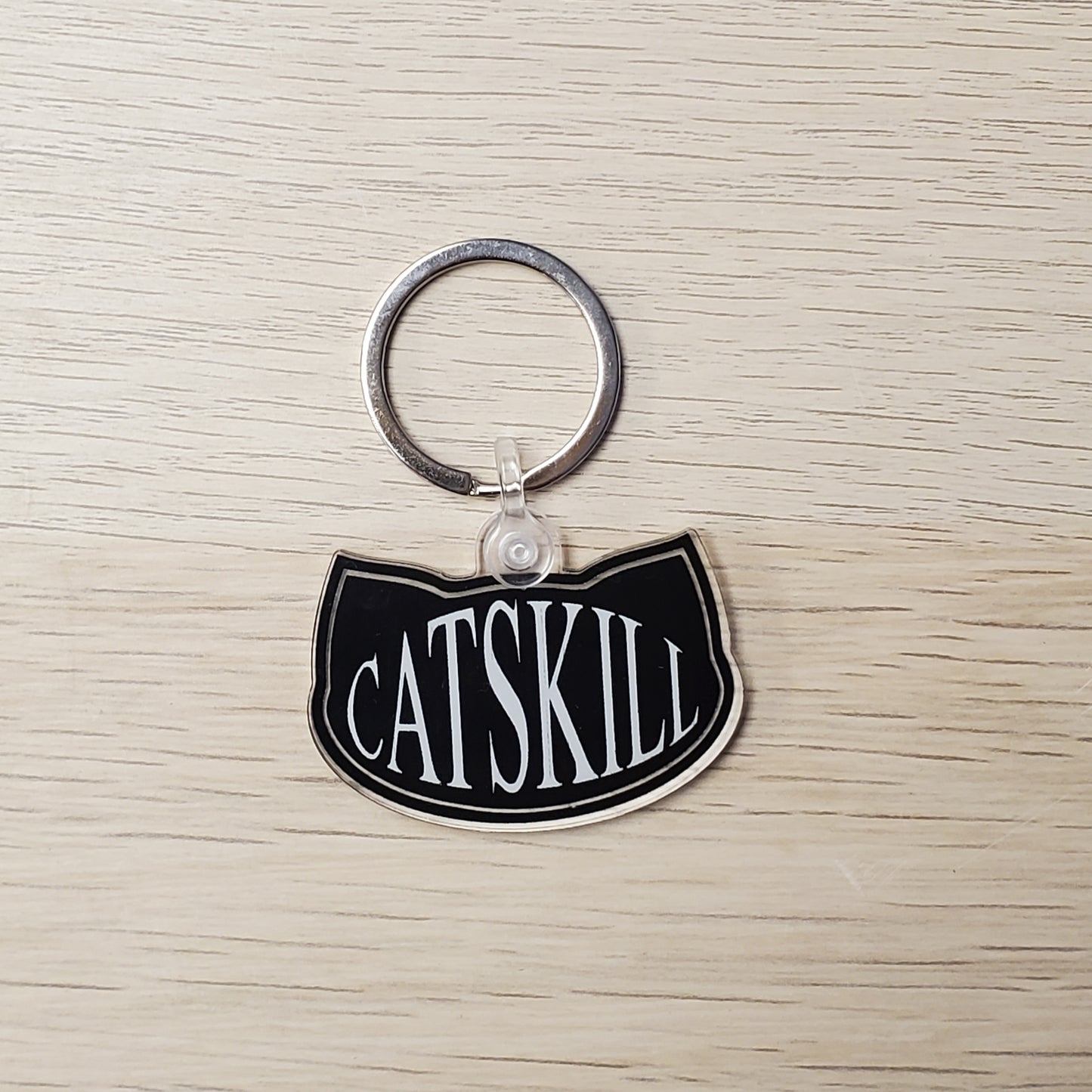 Catskill Cat Head Acrylic Keychain