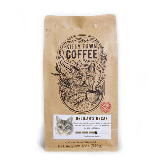 Kitty Town Coffee - Delilah’s Decaf (12oz Ground)