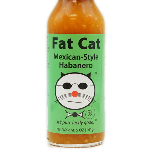 Fat Cat Hot Sauce - Mexican-Style Habanero