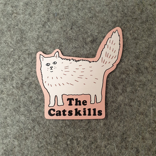 Catskills Cat Magnet (Pink)