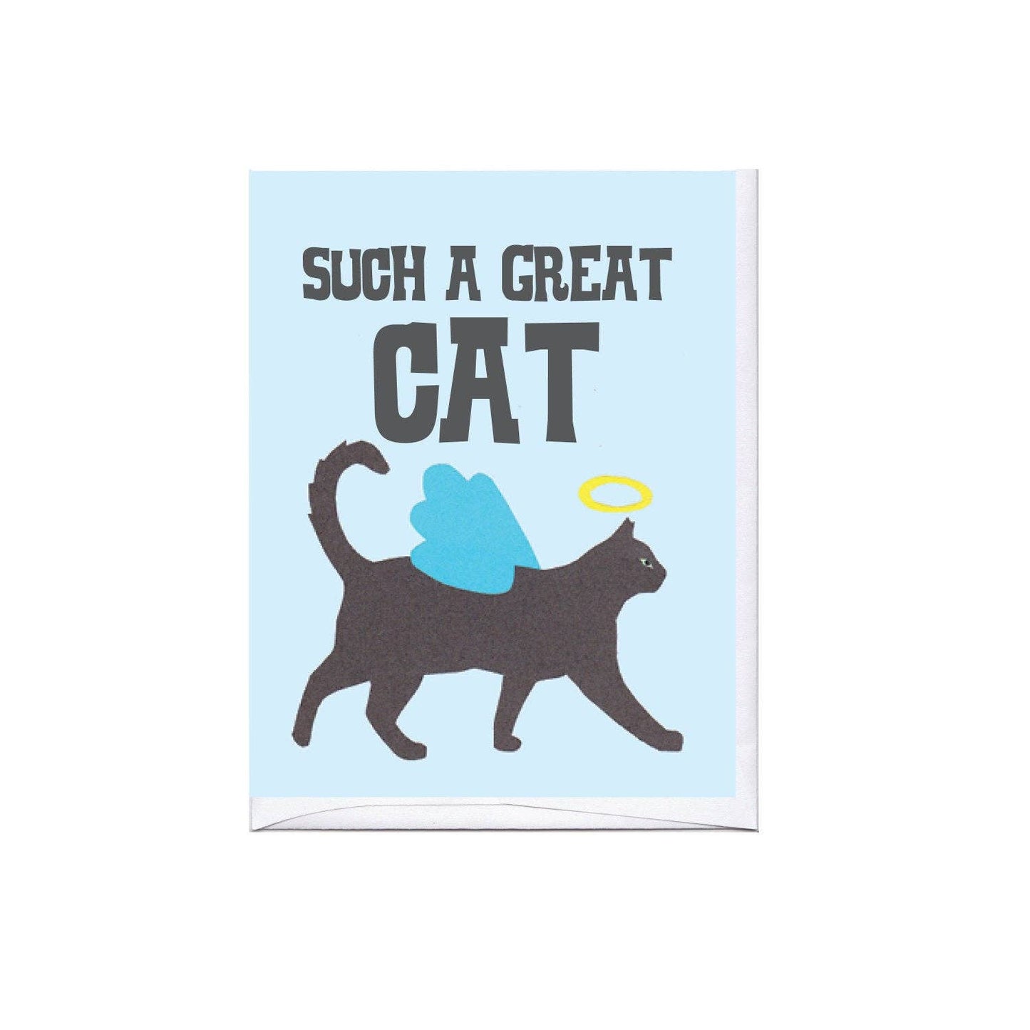 Angel Cat Greeting Card