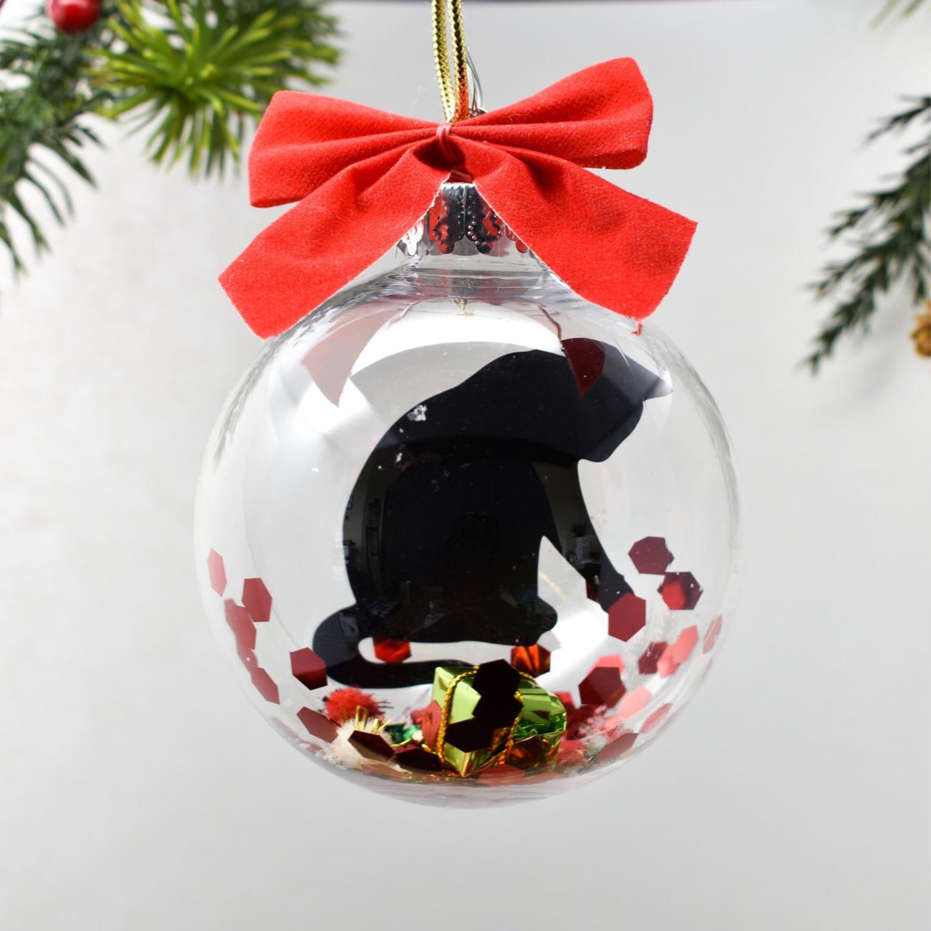 Christmas Ball Ornaments Black Christmas Tree Decorations with
