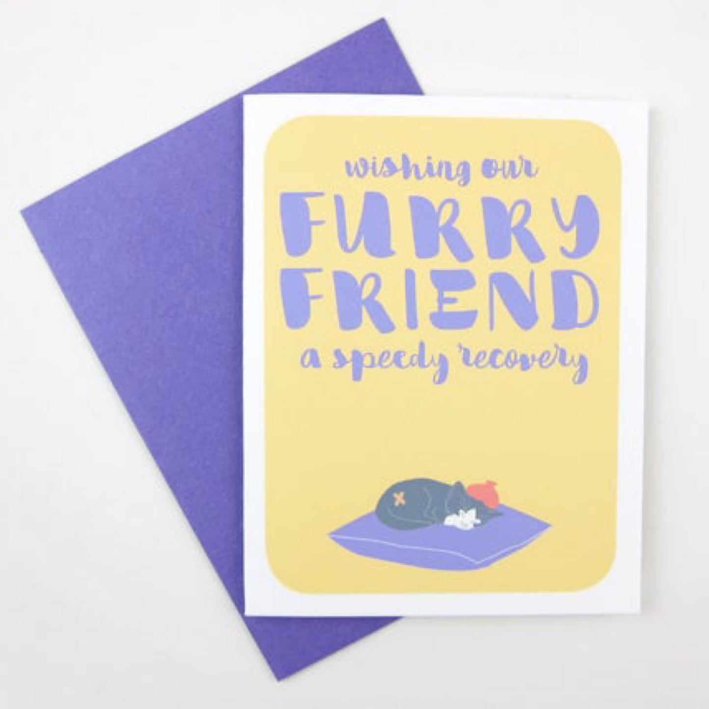 Speedy Recovery Cat Card
