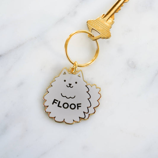 Floof Cat Keychain