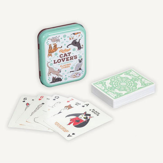 Ridley’s Cat Lover’s Illustrated Playing Cards