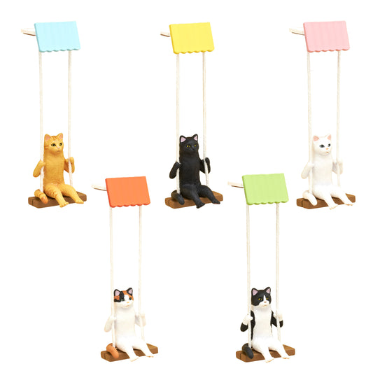 Cat on a Swing Japanese Blind Box