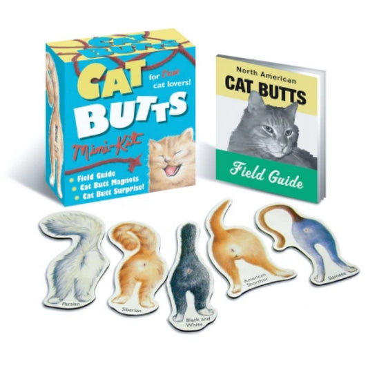 Cat Butts Mini Kit - Field Guide, Magnets & Cat Butt Surprise!