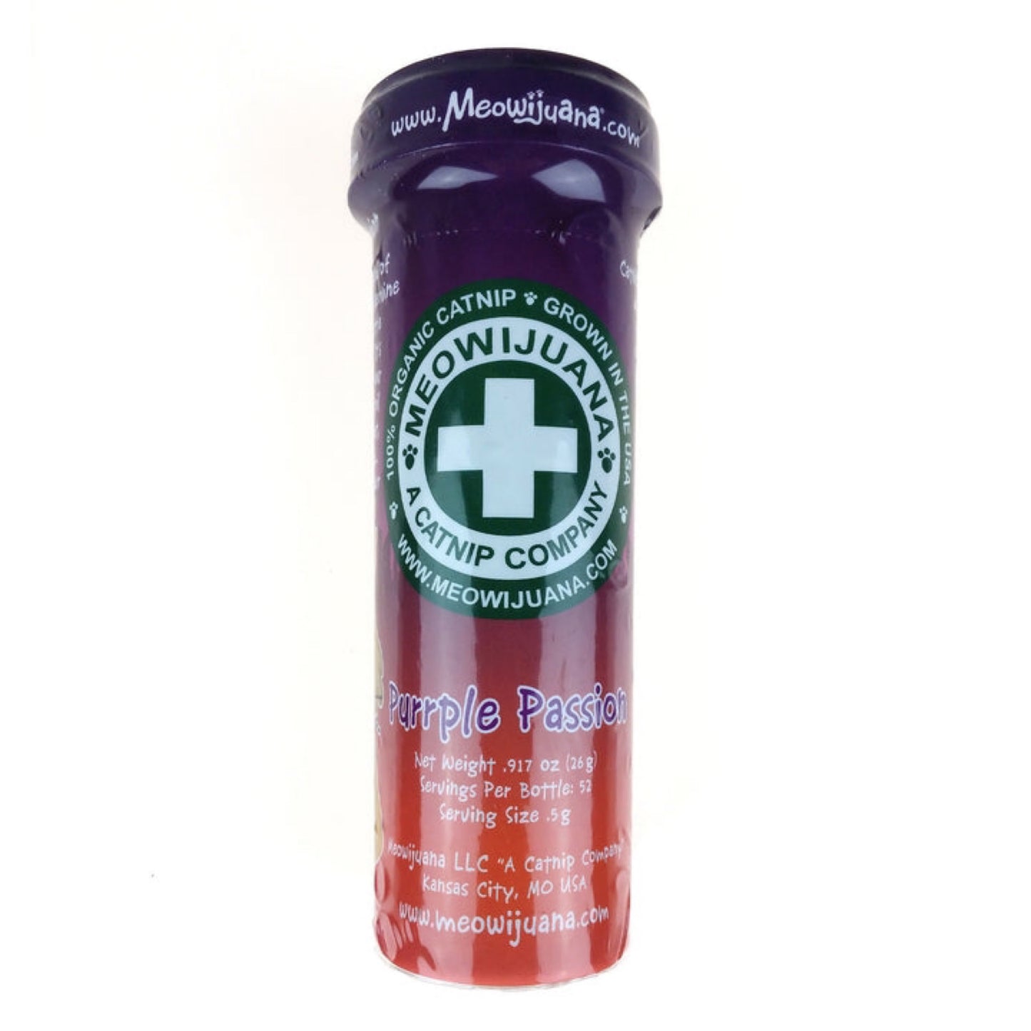 Meowijuana “Purrple Passion” Silvervine & Catnip Blend