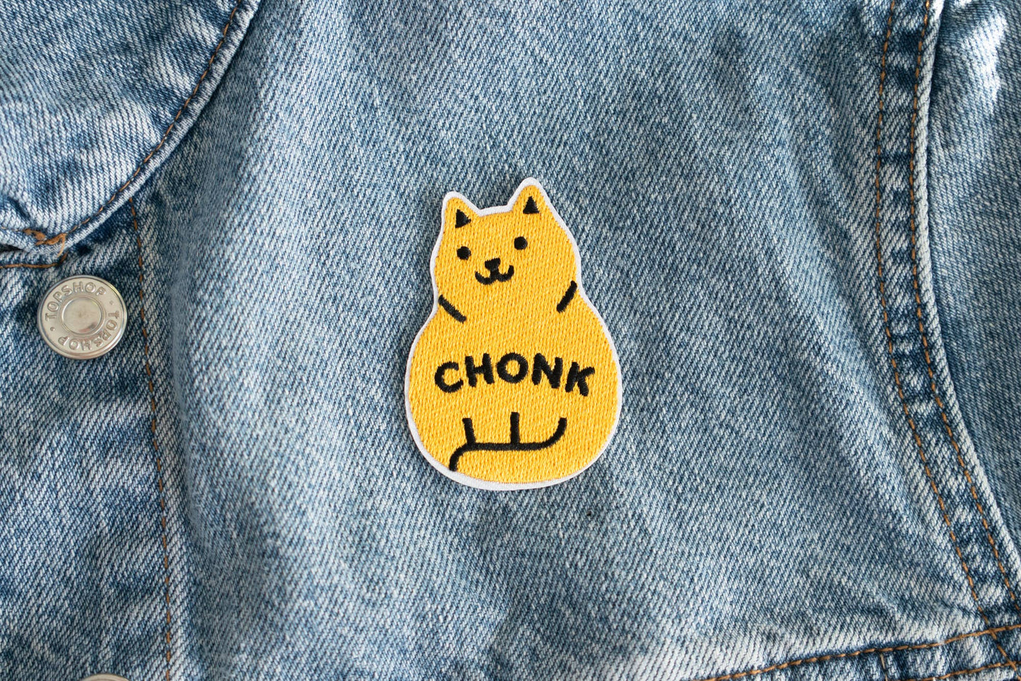 Chonk Orange Cat Patch