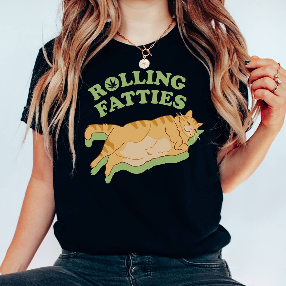 Rolling Fatties Fat Orange Cat Unisex Shirt