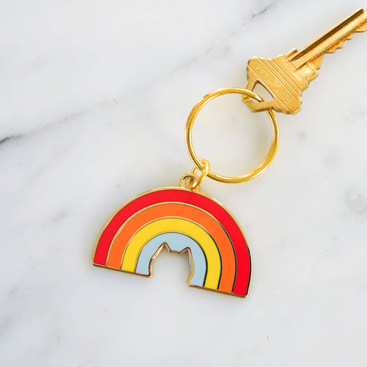 Rainbow Cat Keychain
