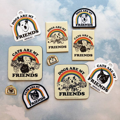 Cats Are My Friends Coaster