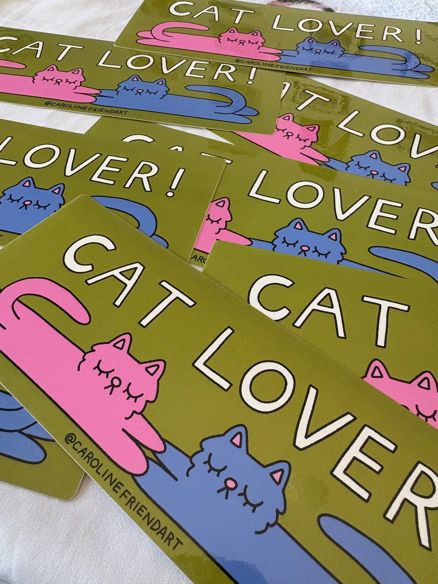 Cat Lover Bumper Sticker