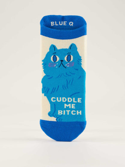 Cuddle Me Bitch Cat Sneaker Socks